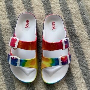 MIA Kids Rainbow Buckle Sandals